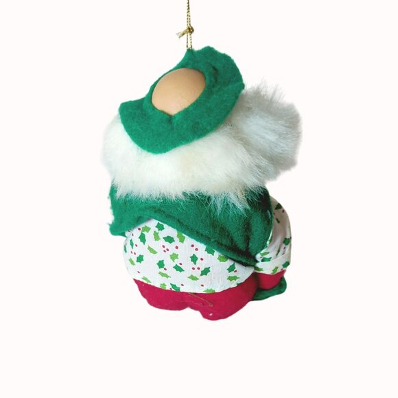 Vintage 1992 Santas Best Baldy Santakins Bendable Christmas Ornament - Picture 4 of 6